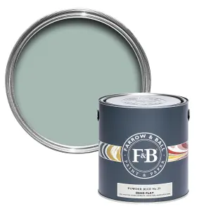 Farrow & Ball Dead Flat Mixed Colour 23 Powder Blue 750ml