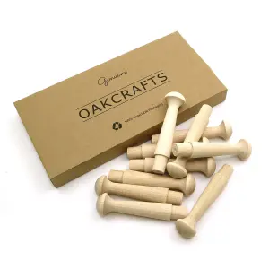 Oakcrafts - Birch Shaker Peg 3.5" - Pack of 10