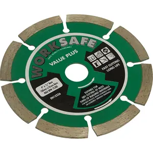 100mm Diamond Cutting Disc Blade for Concrete, Brick & Stone - Durable 16mm Bore