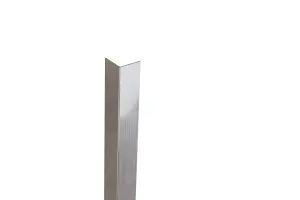 ILCOM decorative profile L 10mm x 2700mm x 0.6mm Silver Brushed Stainless Steel