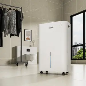 VonHaus Dehumidifier 20L/Day, 24 Hr Timer, Continuous Drainage, for Damp/Condensation, Laundry Drying, Mould/Smell Control