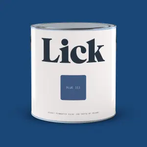 Lick Blue 111 Matt Emulsion paint, 2.5L