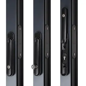 greenteQ CentreFold Bifold Door Handle - Black