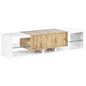 Beliani Modern TV Stand White FULERTON