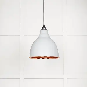 Smooth Copper Brindley Pendant in Flock