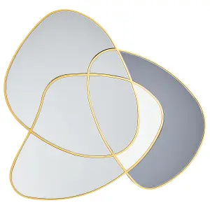 Beliani Modern Wall Mirror TAILLY Gold