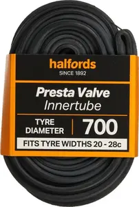 Halfords Presta Bike Inner Tube 700C X 20C - 28C