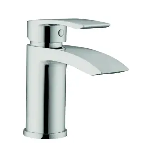 SP Aero Curved Mixer Tap Silver (One Size)