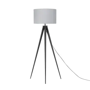 Tripod Floor Lamp Grey STILETTO