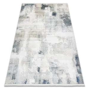 DISTIN 0144A white / cream / beige modern carpet - Abstraction, vintag 160x230 cm