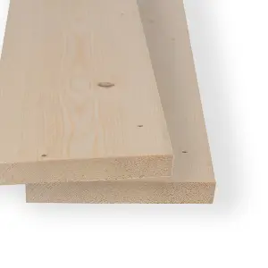 Planed Timber 6x1 Inch (finished size 144x21mm) 1.2m  Pack of 2