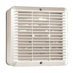 Manrose 300mm / 12inch. Commercial Window Fan Auto with Internal Shutters