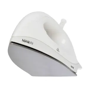 HomeLife "Coral" 1200w Dry Iron - Non-Stick Soleplate - White