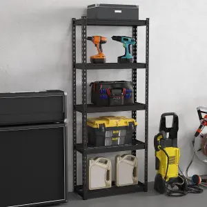 Costway 5-Tier Garage Storage Shelves Adjustable Heavy Duty Metal Storage Shelving Unit 71 x 31 x 168 cm