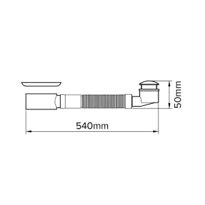 Flomasta Syphon, (Dia)32mm