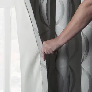 Omaha 66" x   72" Silver (Ring Top Curtains)