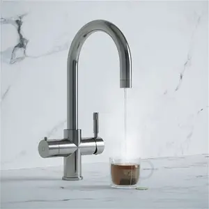 Hanstrom 4-In-1 Swan Instant Boiling Hot Water Kitchen Tap - Chrome