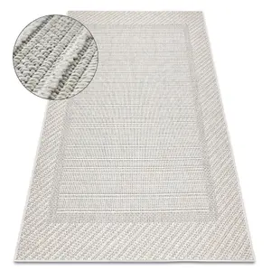 Carpet JERSEY 19261 grey - Frame, structural, loop BOHO  140x190 cm