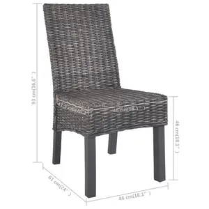 Hessle Dining Chair (Set of 2) Brown