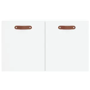 Berkfield Wall Cabinet White 60x36.5x35 cm Engineered Wood