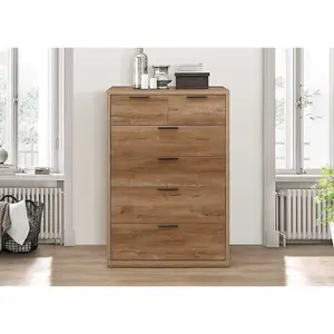 Birlea Stockwell 4 + 2 Chest Rustic Oak