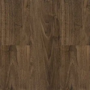 Dec30 1566 Russett Walnut Dark Brown Wood Effect 2mm Glue-Down LVT For Home & Contract Commercial Usage 4.752 m² Per Pack