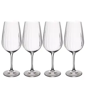 Mikasa Treviso Crystal Red Wine Glasses, Set of 4, 600ml