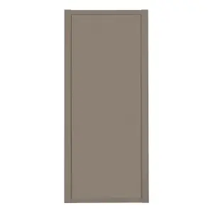 Spacepro Shaker Stone grey Single panel Sliding wardrobe door x (W) 610mm