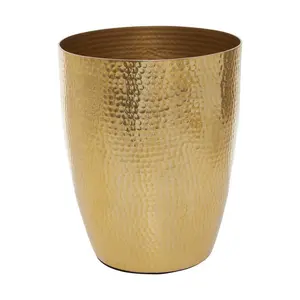 Strout Stainless Steel Open Waste Bin - 8L Gold