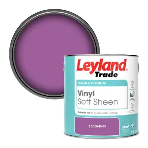 Leyland Trade Vinyl Soft Sheen Walls & Ceilings Emulsion Paint (S 2060-R40B) - 2.5L