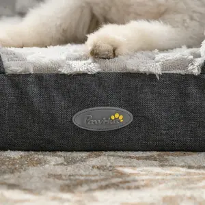 Polyester Pet Bed Grey / 18cm H x 70cm W x 50cm D