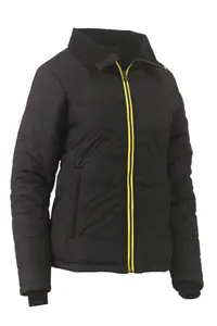 BISLEY WORKWEAR WOMEN'S PUFFER JACKET  BLACK 12