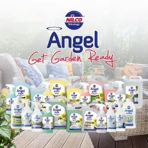 Nilco Angel Power Garden Decking Foaming Cleaner & Trigger 1L Treatment 1 Litre