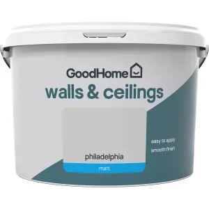 GoodHome Walls & ceilings Philadelphia Matt Emulsion paint, 2.5L