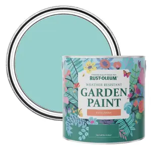 Rust-Oleum Teal Satin Garden Paint 2.5L