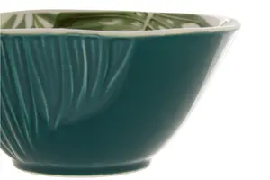 Maison by Premier Bali Dark Green Small Salad Bowl