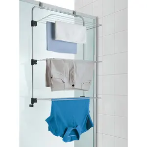 Metaltex Hanging Drying Rack "Gale" 11 m Silver