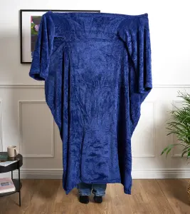 Snuggle 2 In 1 Wearable Blanket Navy