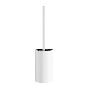 BESLAGSBODEN - Toilet Brush. Free Standing. White Steel. H 370 mm.