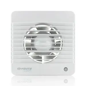 VENTS 100-SILENTA 100 Silent A Bathroom Extractor Fan Energy Saving and Quiet (PIR Detector & Timer)