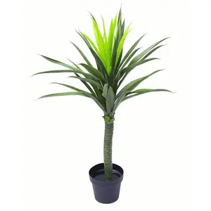 90cm (3ft) Large Artificial Yukka Plant Spiky Tree Plant Realistic