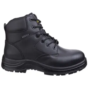 Amblers FS006C Waterproof Safety Work Boots Black - Size 5