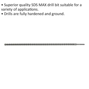 Premium 32 x 1320mm SDS Max Drill Bit for Masonry Projects