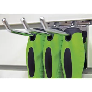 8 PACK - Hi-Vis Green Screwdriver Set - Slotted Phillips POZI Premium Drivers