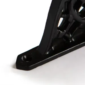 Hammer & Tongs - Honeycomb Iron Shelf Bracket - D100mm - Black