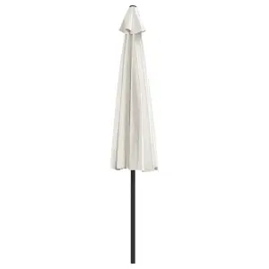 Berkfield Balcony Parasol with Aluminium Pole Sand 300x150 cm Half