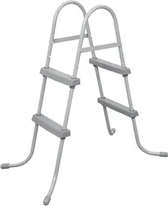 Pool Step Ladder 33 inch Bestway Flowclear Above Ground Metal Frame Swimming