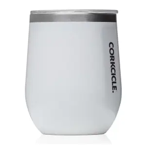 Stemless Stainless Steel Triple Insulation Mug 355ml/12oz Gloss White