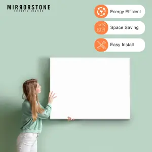 Mirrorstone 900W Classic Infrared Heating Panel With White Frame