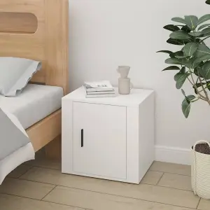 Berkfield Bedside Cabinets 2 pcs White 50x39x47 cm